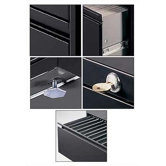 42" W Three-Drawer Lateral File