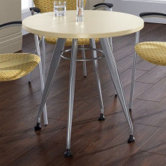 Round Top Laminate Meeting Table