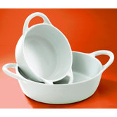 Eden 80 oz. Large Round Gratin Dish