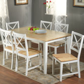 Crossback 7 Piece Dining Set