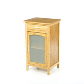 Bamboo Linen Floor Cabinet in Natural