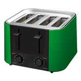 Daytona 4 Slice Toaster in Green