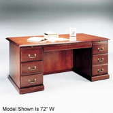 Legacy 66" Double Pedestal Veneer Credenza