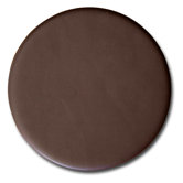 1000 Series Classic Top-Grain Leather Coaster in Chocolate Brown