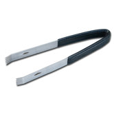 1000 Series Classic Leather Ice Tongs in Black