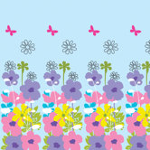 Happy Flowers Wall Decal