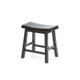 5302 Series Stool in Black Sand-Through