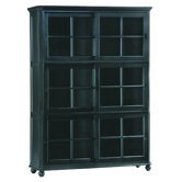 8891 Series Stackable Bookcase in Black
