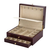Leah Jewelry Chest in Dark Elm Burl