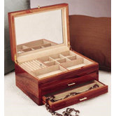2 Drawer Rosewood Jewelry Chest