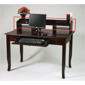 Merlot 8.5" H x 44.25" W Desk Hutch