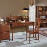 Knob Hill 48" W Desk and Hutch