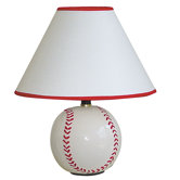 Ceramic Baseball Table Lamp