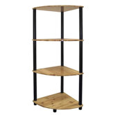 4 Tier Corner Bookshelf