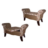 Upholstered Storage Settee