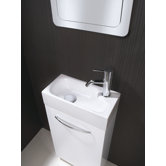 Flow Washbasin in White