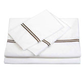 Chelsea 300 Thread Count Twin Sheet Set in Walnut Brown