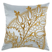 Avenida Pillow in Ice / Gold