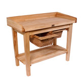 BoosBlock Prep Table with Butcher Block Top