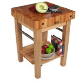 BoosBlock Pro Prep Table with Butcher Block Top