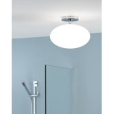 Zeppo Bathroom Ceiling Light in Polished Chrome