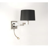 Momo Swing-arm LED Wall Light in Polished Chrome