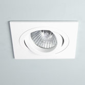 Taro Square Adjustable Downlight in White