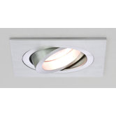 Taro Adjustable Downlight in Brushed Aluminium