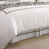 Elise Bed Skirt in White