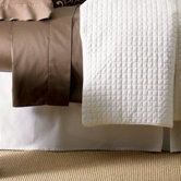 Eliza Bed Skirt in White