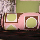 Modern Baby Girl Caffe Bolster in Print