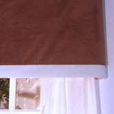 Blue Chocolate Pocket Valance