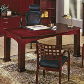 Mendocino Bow Front Table Writing Desk