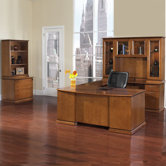 Mendocino U-Shape Executive Desk/Storage Office Suite