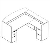 Kenwood L-Shaped Reception Station