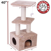 40" Casita Fur Cat Tree