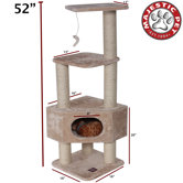 52" Casita Fur Cat Tree