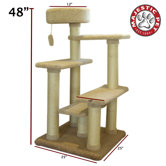 48" Kitty Jungle Gym Cat Tree