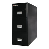 1 Hr Fireproof Key Lock 3 Drawer Letter File Safe