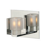 Blocs  Wall Sconce in Chrome