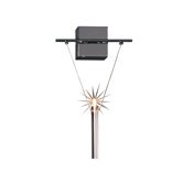 Prisms  Wall Sconce in Chrome