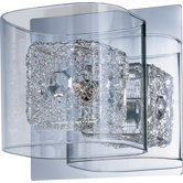 Gem One Light Wall Sconce in Polished Chrome