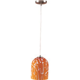 Graffiti 1 Light Mini Drum Pendant