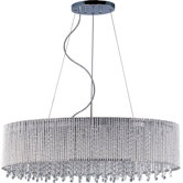 Spiral 6 Light Drum Pendant