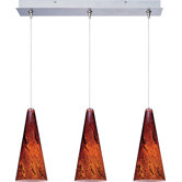 Minx 3 Light Linear Pendant