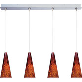 Minx 4 Light Linear Pendant