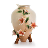 Azalea Floral Porcelain Vase