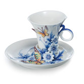 Eternal Love Porcelain Tea Cup Set