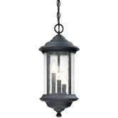 Walnut Grove  Outdoor Hanging Lantern in Black