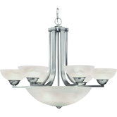 Fireside 9 Light Bowl Chandelier